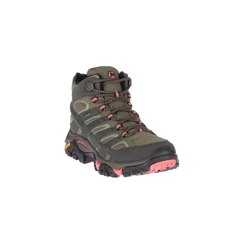 Merrell Moab 2 Mid Goretex (beluga/oliva) botas de senderismo mujer